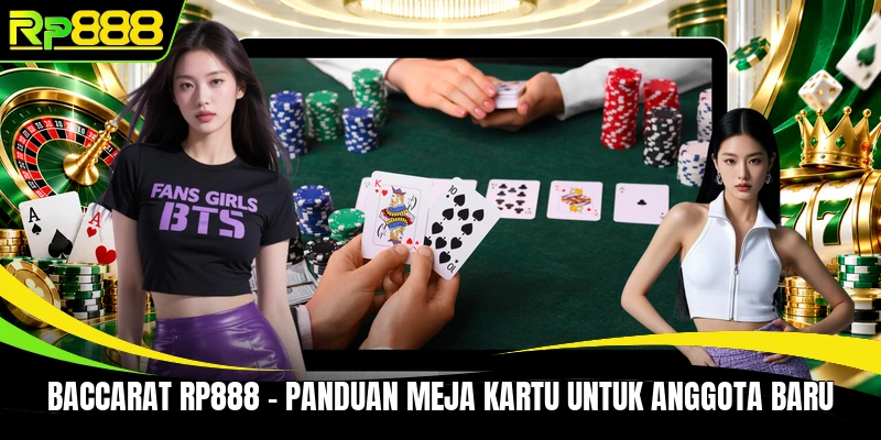 Baccarat RP888 - Panduan Meja Kartu Untuk Anggota Baru