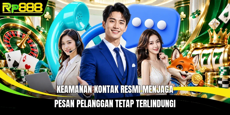 Keamanan kontak resmi menjaga pesan pelanggan tetap terlindungi